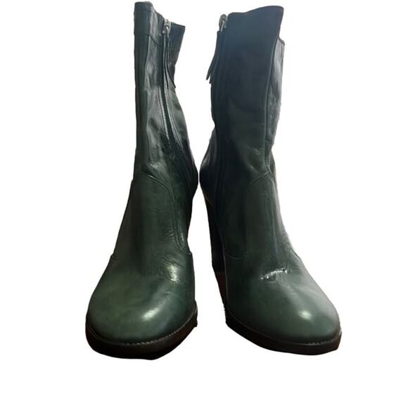 MARC JACOBS THE ANKLE GREEN BOOTS SIZE 40 - Picture 1 of 11